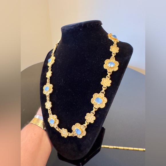 NWT Authentic Rare Luxury Julie Vos Flower Stations Statement Necklace - Picture 9 of 17
